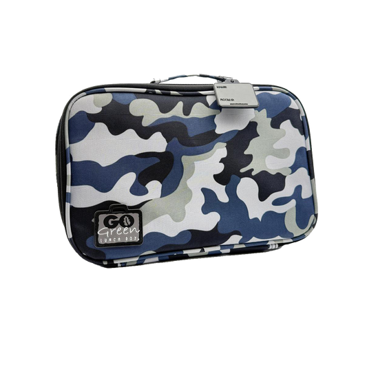 Blue Camo Lunch Box Set