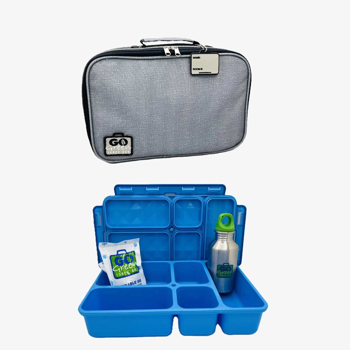 Classic Denim Lunch Bag Set