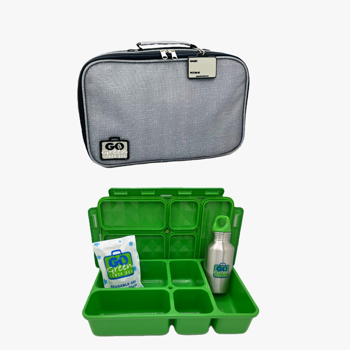 Classic Denim Lunch Bag Set