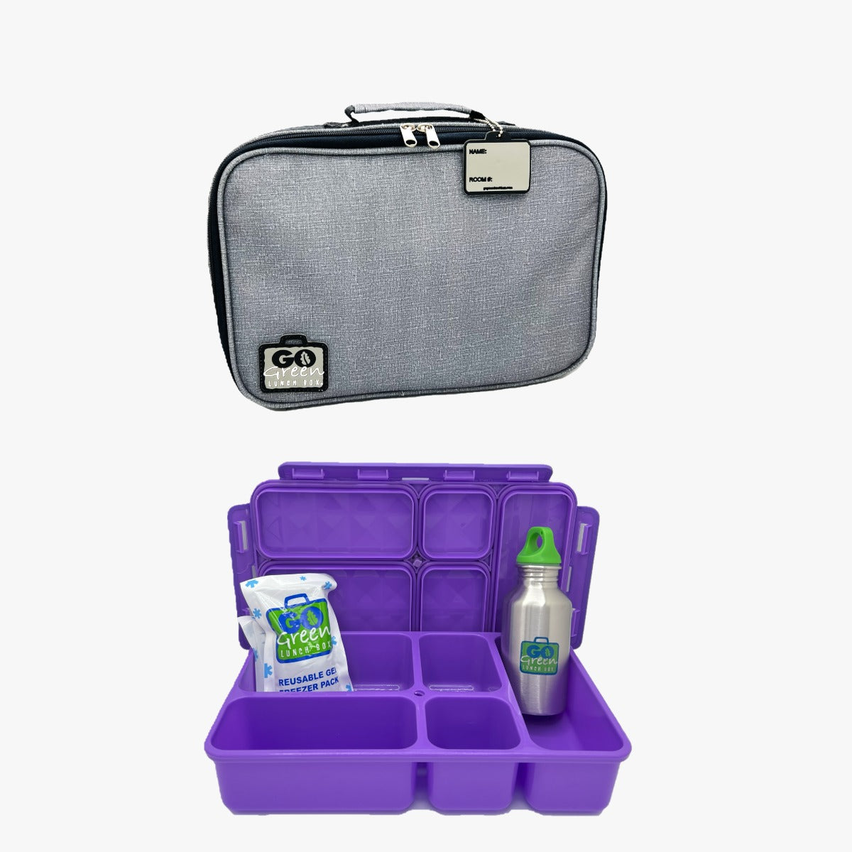 Classic Denim Lunch Bag Set