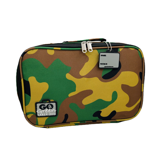 Green Camo Lunch Bag