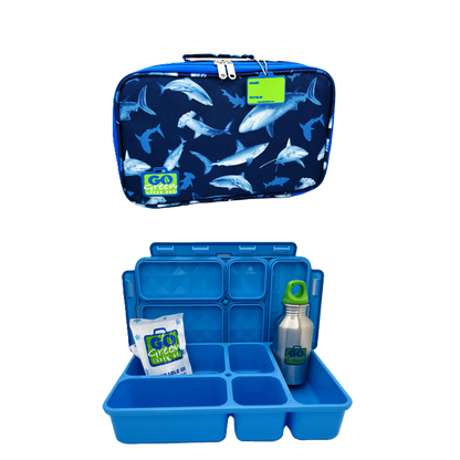 Shark Frenzy Lunch Box Set